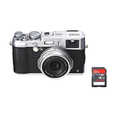 Kamera Fujifilm X100S Silver + Memory 16GB