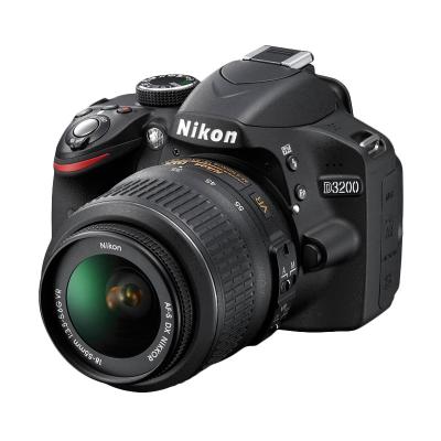 Kamis Ganteng - Nikon D3200 18-55 VR II Hitam Kamera DSLR