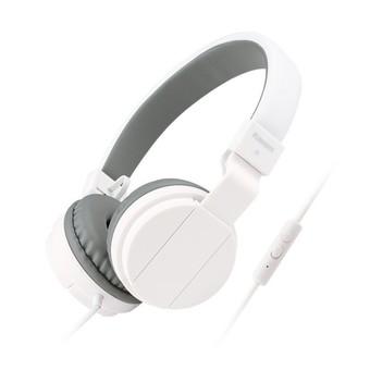 Kanen IP950 Mobile phone PC Headset Trend 3.5mm Headsets With Microphone(White)  