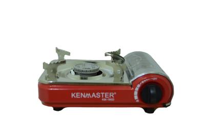 Kenmaster KM-180D Kompor Gas Portable - Stainless - Red