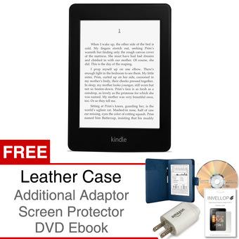 Kindle Paperwhite Ebook Reader + Case + Screen Protector + Adaptor  