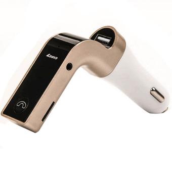 LCD Bluetooth Car Kit MP3 FM Transmitter USB Charger Handsfree Bluetooth Receiver For iPhone iPod Smartphone etc (Intl)  
