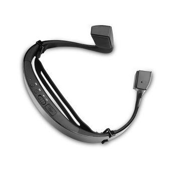 LF-18 Bone Conduction Stereo Music Wireless Bluetooth Headset Headphone Earpiece(Black)  