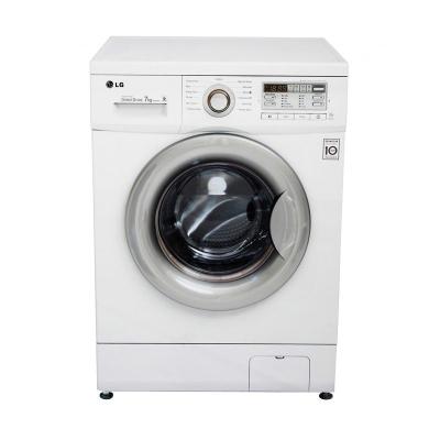 LG Front Loading Washer FM1071D6 Putih Mesin Cuci [7 kg]