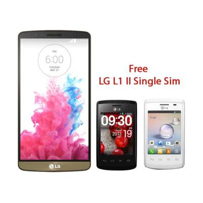 LG G3 16GB Gold (Free LG L1 II Single Sim)