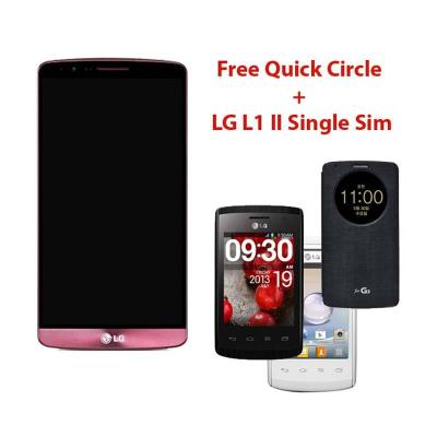 LG G3 16GB Red Free Quick Circle + LG L1 II Single Sim