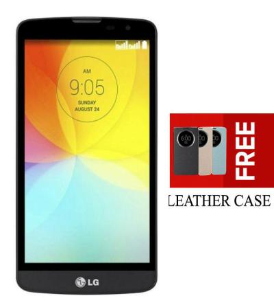 LG L Bello D335 - 8GB - Hitam + Flip Case Cover