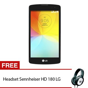 LG L Fino L70+ - 4GB - Putih - Free Headset Sennheiser HD 180 Hitam  
