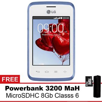 LG L20 D105 - Putih + Gratis Powerbank + MMC 8Gb  