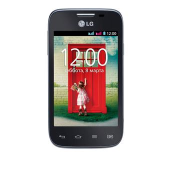LG L40 D170 Dual SIM - 4GB - Hitam  