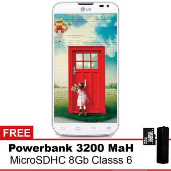 LG L70 D325 - Putih + Gratis Powerbank + MMC 8Gb  