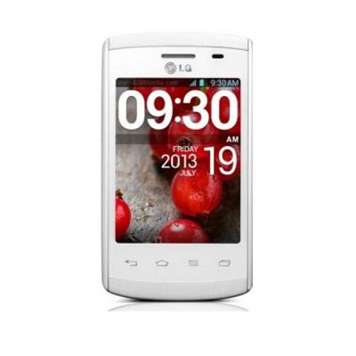 LG Optimus L1 II Dual E420 Putih Smartphone + JellyCase