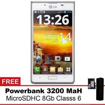 LG Optimus L7 P715 - 4GB - Putih + Powerbank + MMC 8Gb  