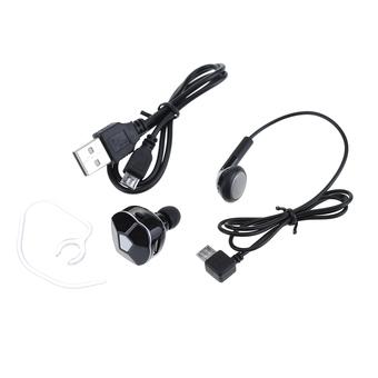 Latest Black Mini Wireless Stereo Bluetooth 4.0 In-ear Headset Headphone Earphone Earpiece Earbud Handsfree (Intl)  