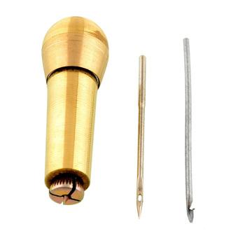 Leather Shoes Sewing Awl Hand Taper Craft Needle Kit Tool  