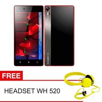 Lenovo Vibe Shot - 32GB - Hitam-Merah + Free Headset WH-520  