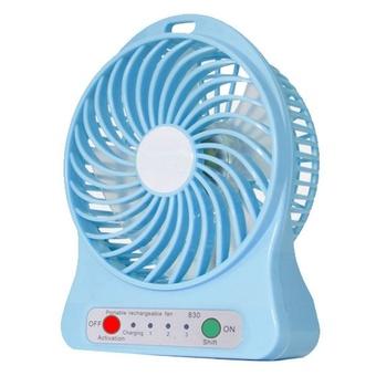 Lileng Cooling Fan 18650 Battery Cell - Biru  