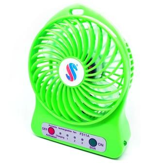 Lileng Cooling Fan 18650 Battery Cell - Hijau  