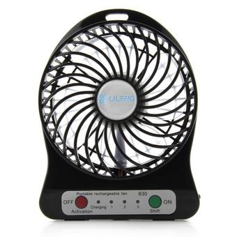 Lileng Cooling Fan 18650 Battery Cell - Hitam  