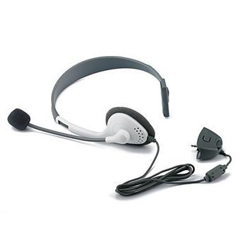 Live Headset with Mic for Xbox 360 Controller Headphone (White)  