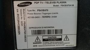 Logic Board Samsung Plasma PS43E470