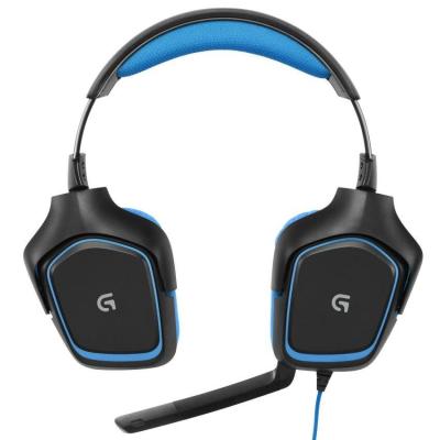 Logitech G430 Surround Sound Gaming Headset With Mic - Hitam-Biru