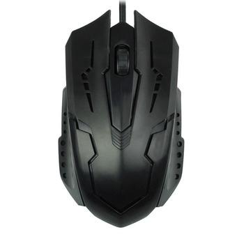 Luxury 1200 DPI USB Wired Optical Gaming Mice Mouse For PC Laptop Black  