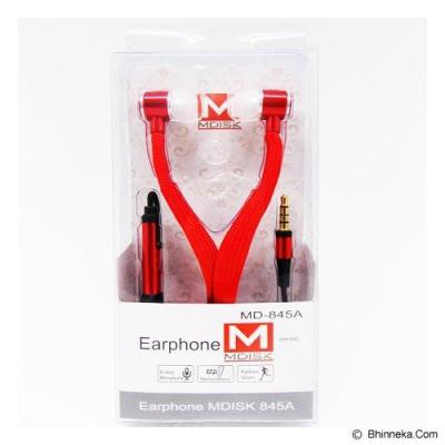 MDISK Earphone [845A] - Merah