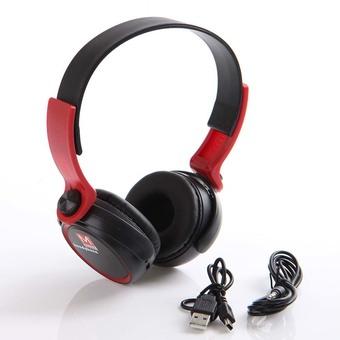 MDisk TX-608 Bluetooth Headphone - Merah  