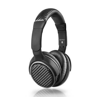 MEElectronics Air-Fi Matrix2 Stereo Bluetooth Wireless Headphones with Headset Functionality - AF62 - Black