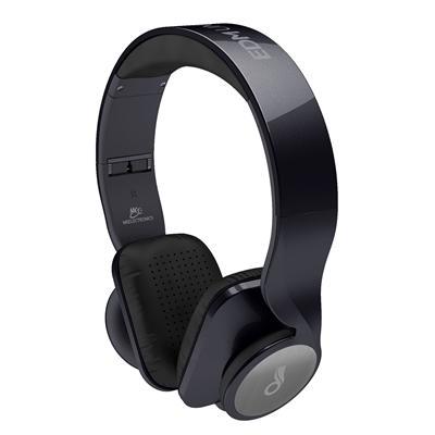 MEElectronics EDM Universe On-Ear Headphones with Headset Functionality and Universal Volume Control (Limited Edition) - D50P - Metallic Black