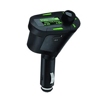 MP3 Player Wireless FM Transmitter Modulator Car Kit and USB SD MMC LCD Remote Green (Intl)  