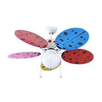MT.EDMA 42IN Ladybird Ceiling Fan Dengan Lampu Dekorasi Type Baru - Multi Color  