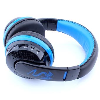 MX666 Wireless Stereo Bluetooth Headset Headphone Blue (Intl)  