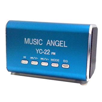 Mediatech Speaker Portable MP3 - YC 22 - Biru  