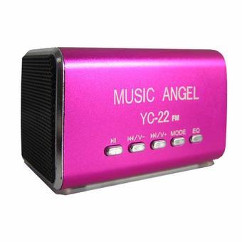 Mediatech Speaker Portable MP3 - YCL-22 - Pink  