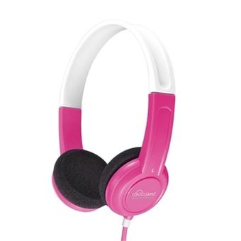 Meelec Tronics KidJamz Safe Listening Headphones for Kids with Volume Limiter - KJ15 - Pink  