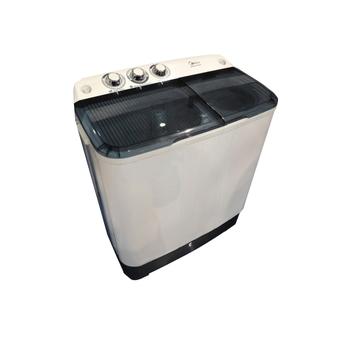 Midea Mesin Cuci-Pengering MTA78-P13025 Twin Tub Washing Machine - Khusus Jabotabek & Bandung  