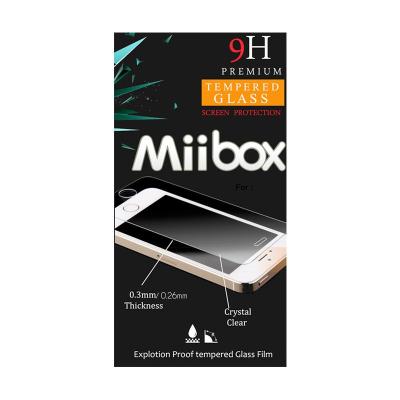 Miibox Tempered Glass Screen Guard Protector for Universal Smartphone [5.5 Inch]