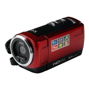 Mini DV 16MP High Definition Digital Video Camcorder DVR 2.7'' TFT LCD 16x Zoom 1280 x 720p HD Video Recorder Camera(Red/black) (Intl)  