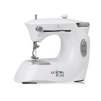Mini Electric Sewing Machine with LED Light (White)  