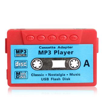 Mini MP3 Player TF USB Flash Disk Cassette Speaker Red R1BO (Red/Blue)  