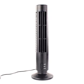 Mini USB Bladeless Tower Cooling Desk Table Fan – Black (Intl)  