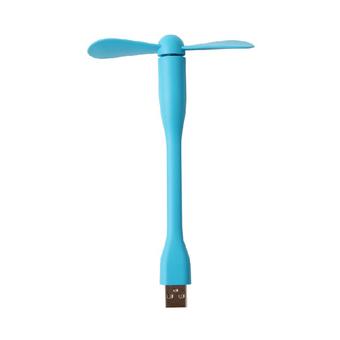 Mini USB FAN Mobile Flexible USB Cooling Fan Cooler (Blue) (Intl)  