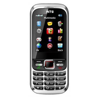 Mito 390 - Dual SIM - TV analog - Touchscreen - Hitam  