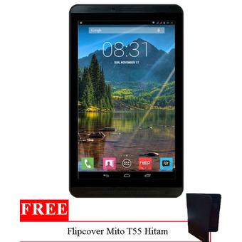 Mito T55 tablet 7" - 8GB - Hitam + Gratis Flipcover  