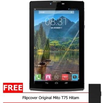 Mito T75 Fantasy Tablet - 8 GB - Hitam + Gratis Flipcover Original Mito Tablet T75  