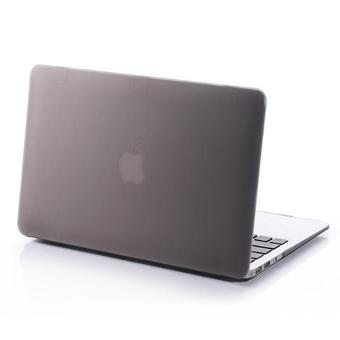 Moonmini Translucent Hard Case Cover Protector for Apple MacBook Pro Retina 15 Inch Dark Grey  