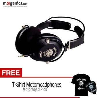 Motorheadphones Headphones Motorizer Overear + Free Kaos & Pick Gitar  