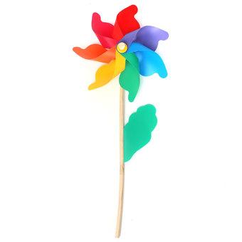Multi Sizes Colorful Windmill Pinwheel Window Party Festival Decor Kid Toy Gift 32*60*74cm (Intl)  